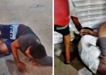 Homens praticam  assalto, sofrem acidente ao  tentar fugir e um é agredido por populares no litoral do Piauí