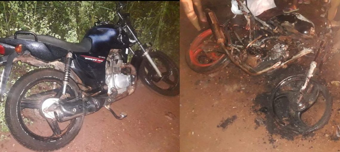 Tragédia. Colisão frontal entre duas motos deixa um ferido e uma vítima fatal. Confira vídeo.