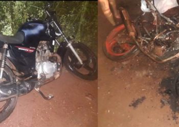 Tragédia. Colisão frontal entre duas motos deixa um ferido e uma vítima fatal. Confira vídeo.