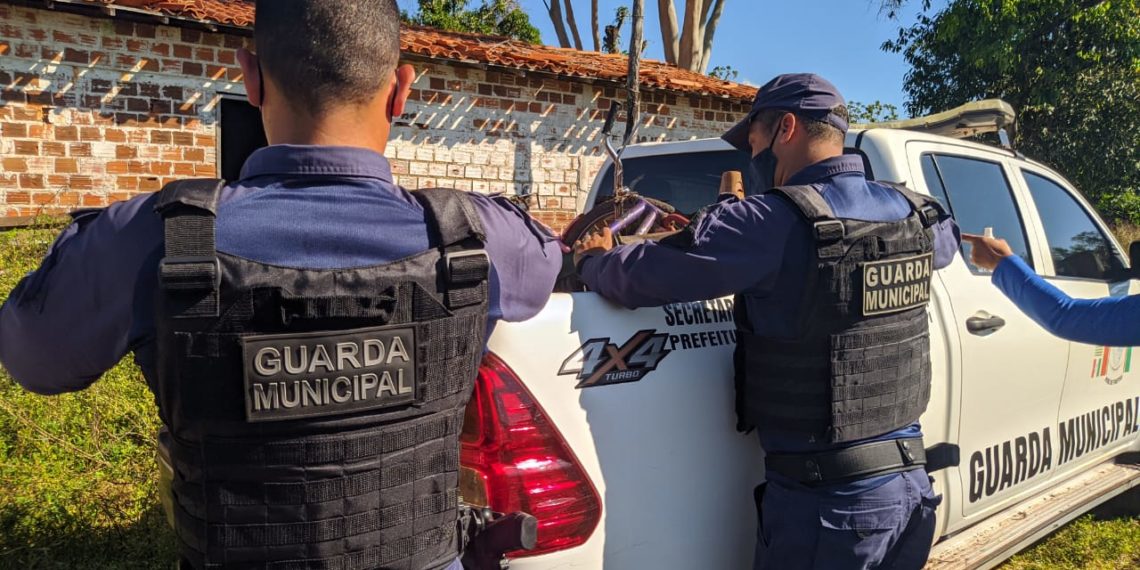 Guarda Municipal apreende objetos furtados de propriedade em José de Freitas.