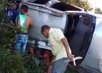 ACIDENTE: MOTORISTA PERDE O CONTROLE DE VEÍCULO NA PI-366 CONFIRA NO VÍDEO.