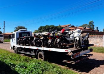 SECRETARIA DE SEGURANÇA RECOLHE  MOTOCICLETAS APREENDIDAS NO PÁTIO DO  17ºDP EM JOSÉ DE FREITAS