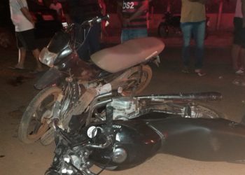 ACIDENTE: Motos batem de frente e duas pessoas ficam feridas em José de Freitas