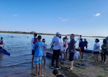 Equipe de reportagem da Tv clube esteve acompanhado o trabalho da escola iporanga de canoagem em José de Freitas