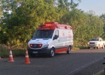 ACIDENTE NA PI-113 DEIXOU GUARDA MUNICIPAL COM FRATURA EXPOSTAS