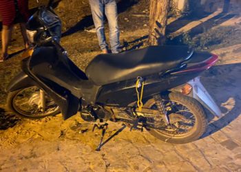 Moto patrulhamento do 16° BPM apreende motocicleta com registro de roubo em José de Freitas