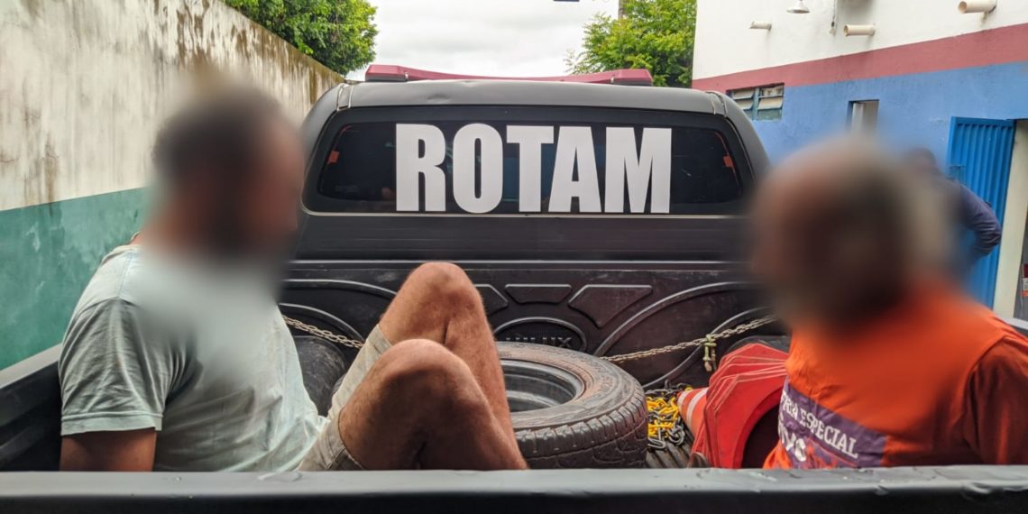 ROTAM DA GCMJF APREENDE HOMENS SUSPEITOS DE FURTAR  RESIDÊNCIA EM JOSÉ DE FREITAS