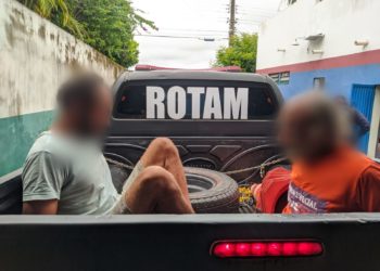 ROTAM DA GCMJF APREENDE HOMENS SUSPEITOS DE FURTAR  RESIDÊNCIA EM JOSÉ DE FREITAS