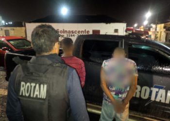 UM VEÍCULO E DOIS HOMENS SÃO APREENDIDOS PELA ROTAM EM JOSÉ DE FREITAS