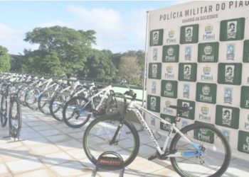 PM do Piauí recebe 45 bicicletas para reforçar policiamento comunitário