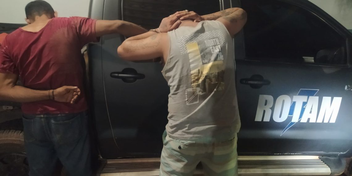 Dois homens são presos e arma apreendida pela Rotam e Guarda Municipal de José de Freitas