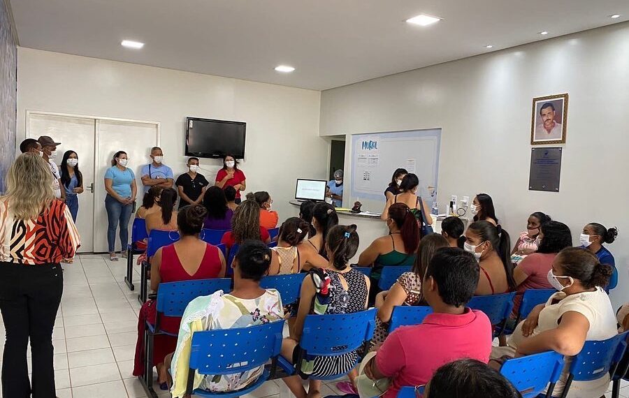 Gestantes visitam o Centro de Parto de José de Freitas