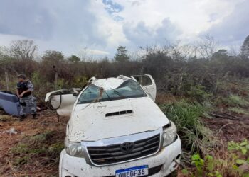 MOTORISTA PERDE CONTROLE DE VEÍCULO E CAPOTA NA PI113 EM JOSÉ DE FREITAS