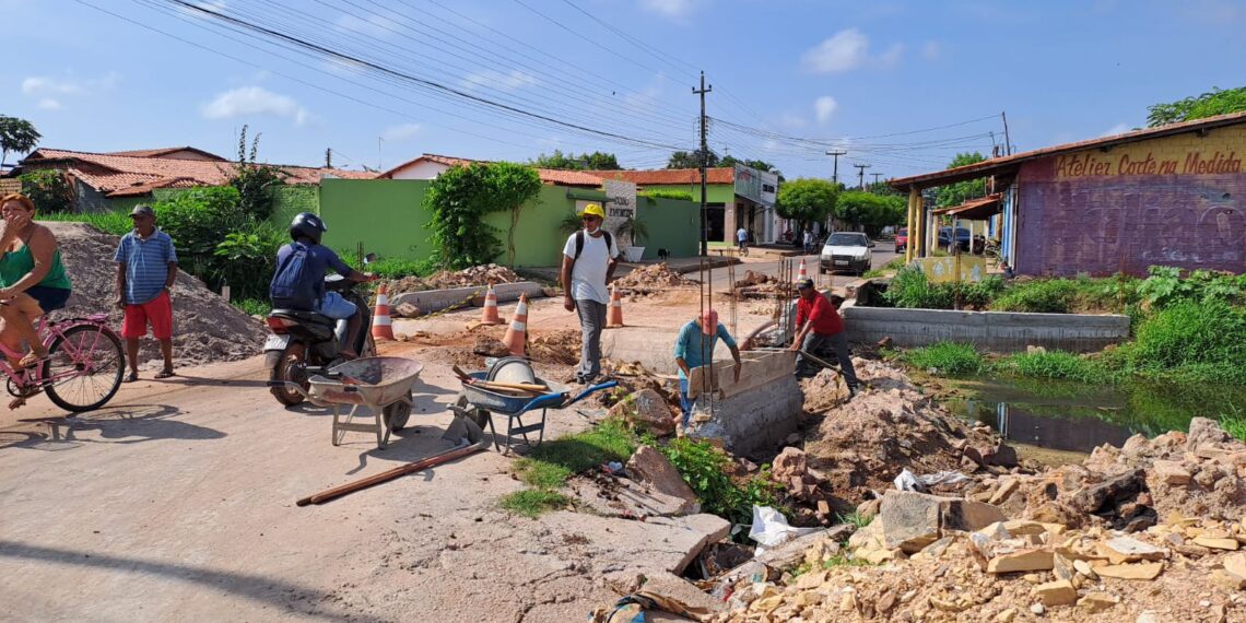 Prefeitura de José de Freitas retoma os trabalho da reforma do bueiro localizado ao lado do mercado central