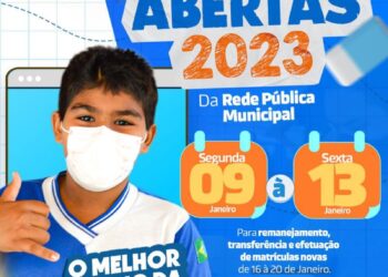 José de Freitas inicia matrículas escolares para alunos nesta segunda (09)