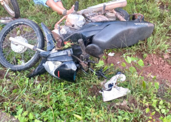Homem perder controle de motocicleta e sofre grave acidente na PI-113 em José de Freitas
