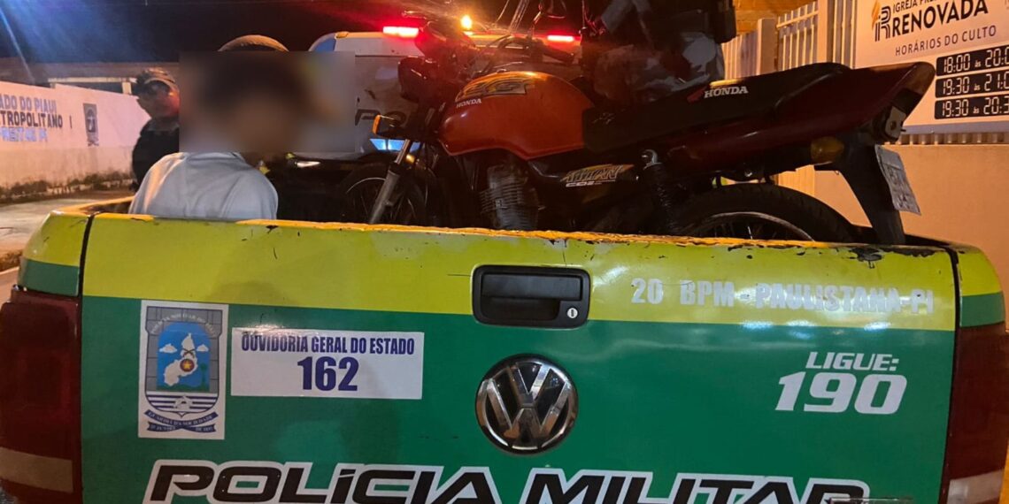 Polícia militar 16º bpm recupera mais uma motocicleta em José de Freitas
