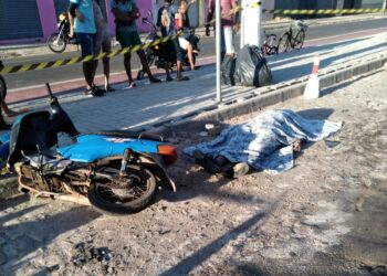Vigilante morre ao colidir moto em entulho de obras na cidade de Campo Maior