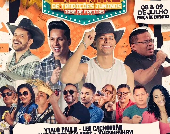 O XXX Encontro das Tradições Juninas acontecerá nos dias 8 e 9 de Julho em José de Freitas