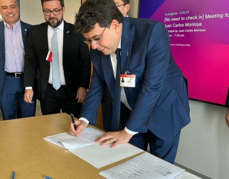 Governador assina termos de cooperação com a Amazon para desenvolvimento tecnológico do Piauí