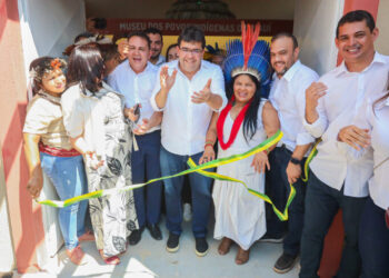 Rafael inaugura museu indígena e a 1ª ampliação do Programa Piauí Saúde Digital em Lagoa do São Francisco