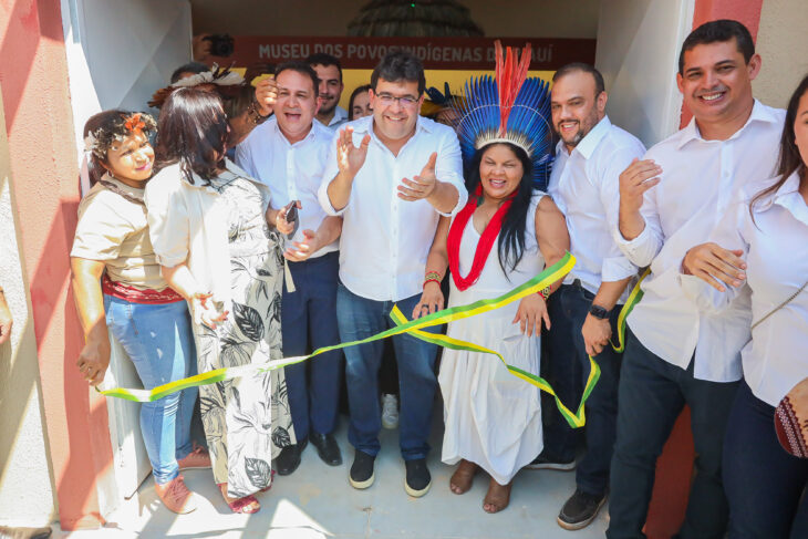 Rafael inaugura museu indígena e a 1ª ampliação do Programa Piauí Saúde Digital em Lagoa do São Francisco