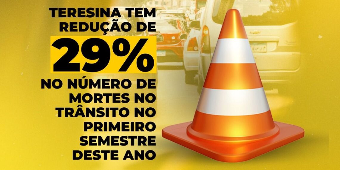 Teresina tem redução 29% no número de mortes no trânsito no primeiro semestre deste ano