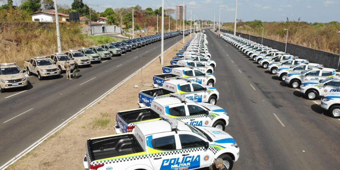 Governo entrega 200 novas viaturas pick-ups para a Polícia Militar na quinta (12)