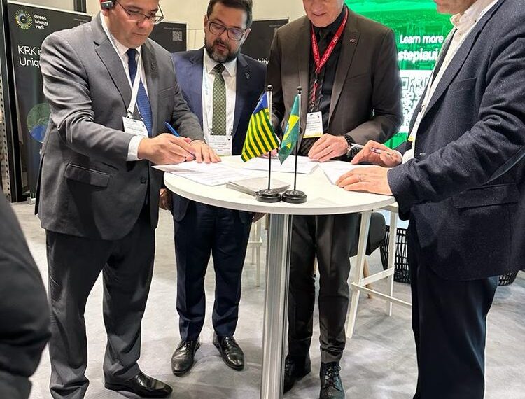 Governador Rafael Fonteles assina memorando com empresa de tecnologia energética na Bélgica
