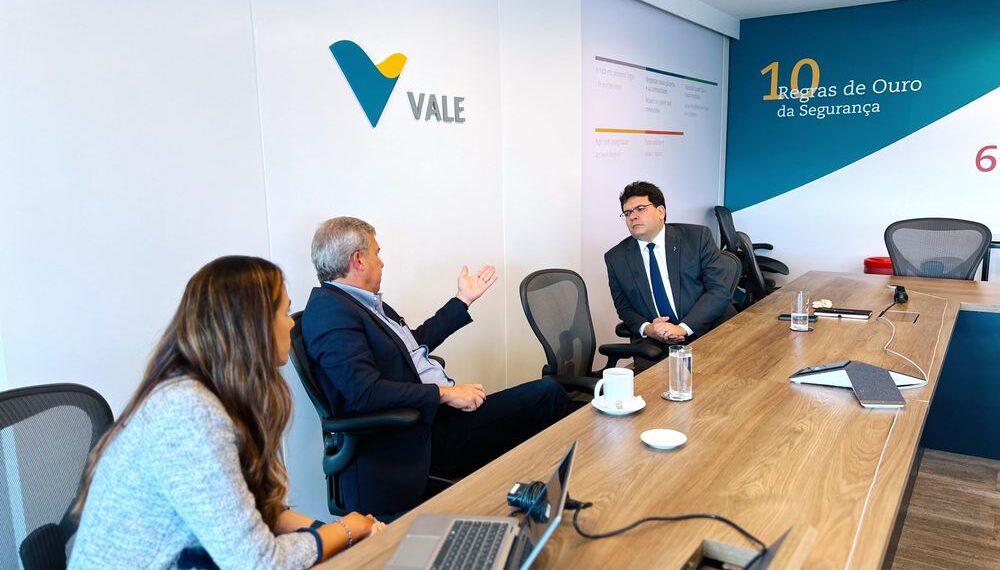Hidrogênio Verde: Rafael Fonteles apresenta à mineradora Vale potenciais produtivos do Piauí
