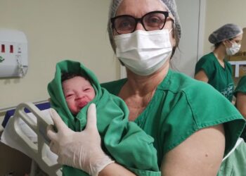 Lucka Ghael é o primeiro bebê a nascer na Nova Maternidade Dona Evangelina Rosa