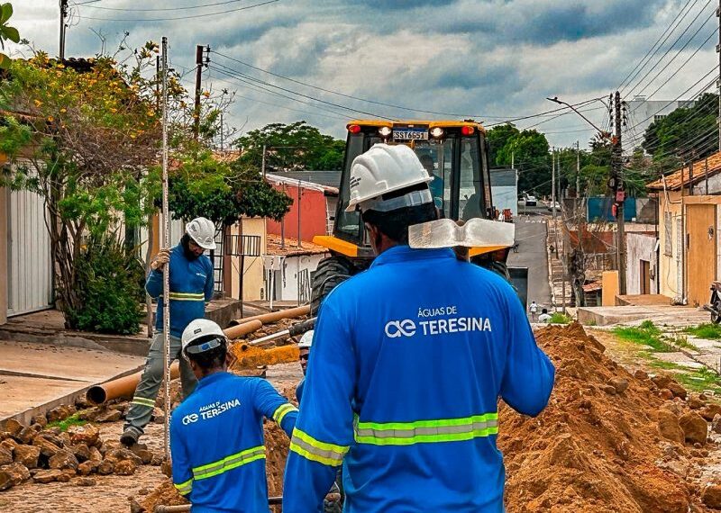 Obras de esgoto avançam e garantem mais qualidade de vida para a população teresinense