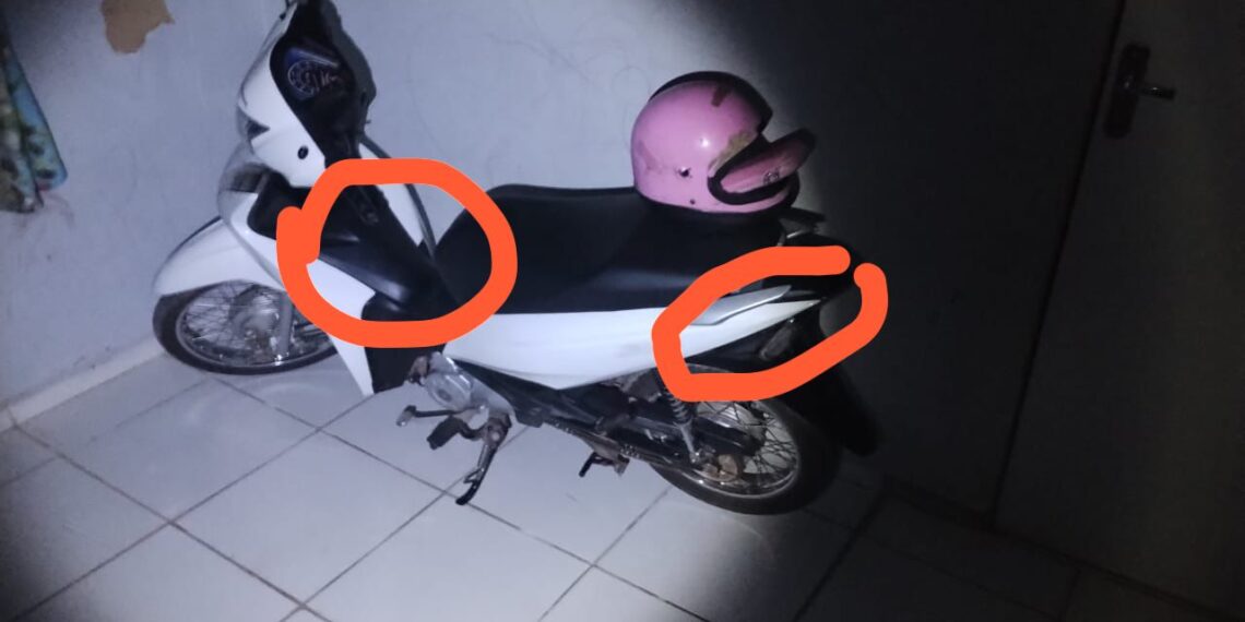 POLICIA MILITAR 16ºBPM RECUPERA MOTOCICLETA ROUBADA EM JOSÉ DE FREITAS E PRENDE SUSPEITOS