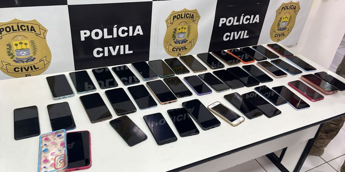 Mulher é presa em barreira policial com 43 aparelhos celulares roubados em José de Freitas