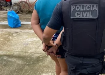 Mulher é presa em flagrante arremessando bolsa com drogas em José de Freitas