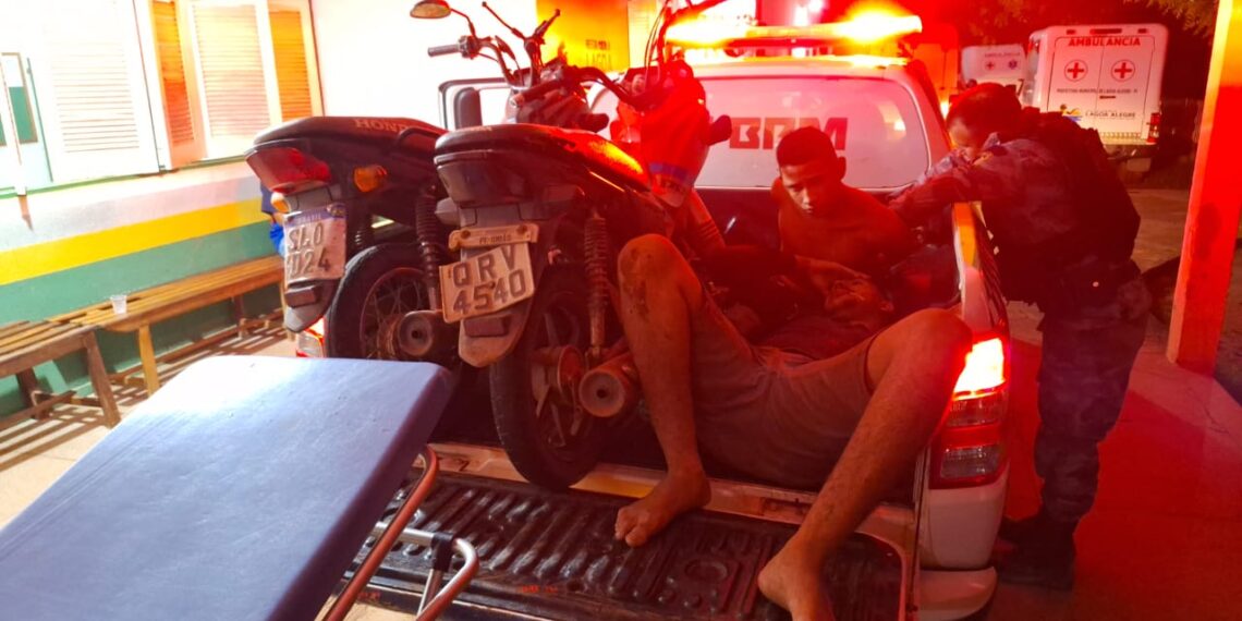 Polícia militar 16ºBPM prende dois jovens e recupera objetos roubados na cidade de Lagoa Alegre
