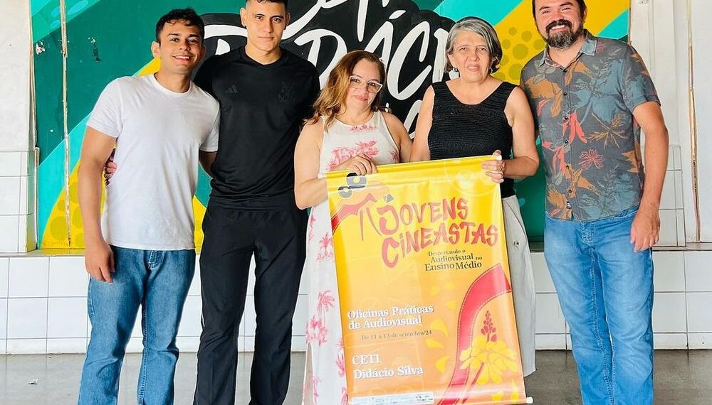 Projeto Jovens Cineastas oferece capacitação em cinema para estudantes de três escolas de Teresina