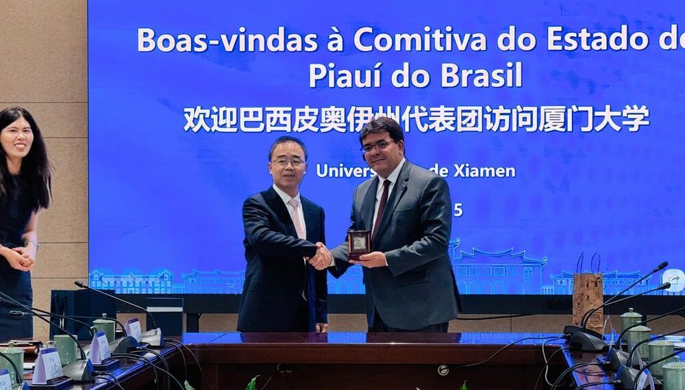 Governador avança nas negociações para intercâmbio educacional em 2025, na Universidade de Xiamen, na China