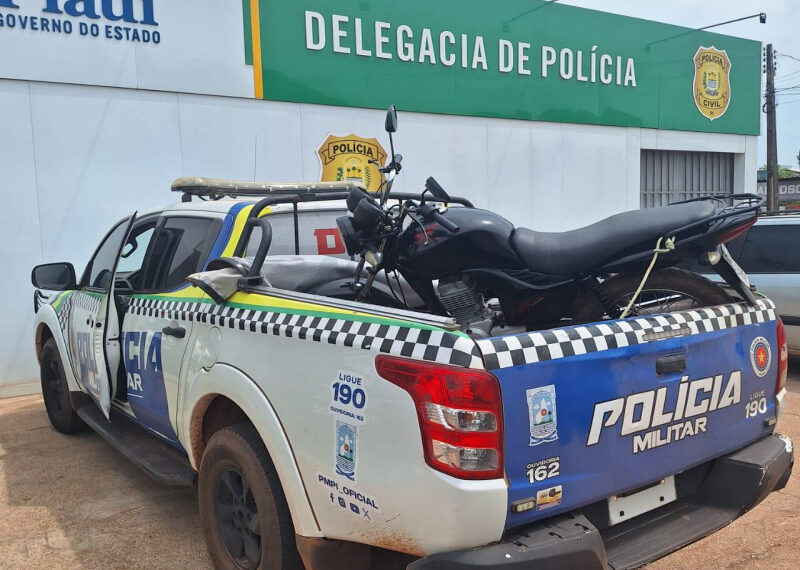 Moto furtada em José de Freitas é recuperada após ser vendida na OLX por 3 mil reais