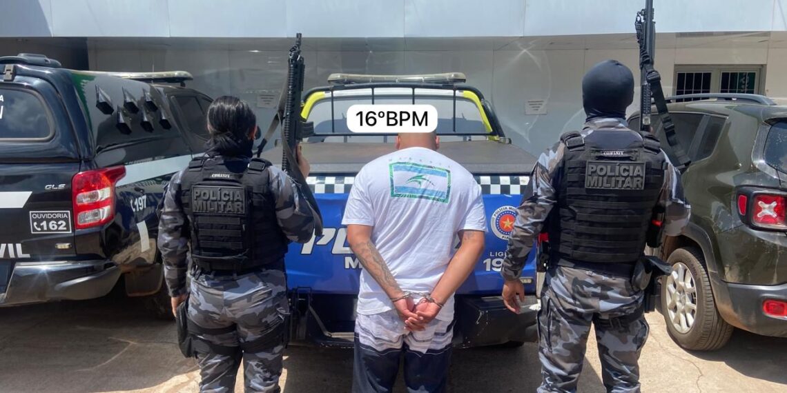 Polícia Militar do Piauí efetuou a prisão de “Kaka” condenado por tráfico de drogas em Operação no Rodoanel de José de Freitas