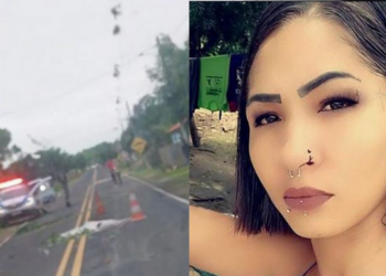 Mulher atropelada por carreta teria entrado na frente do veículo para pedir socorro, diz Advogado
