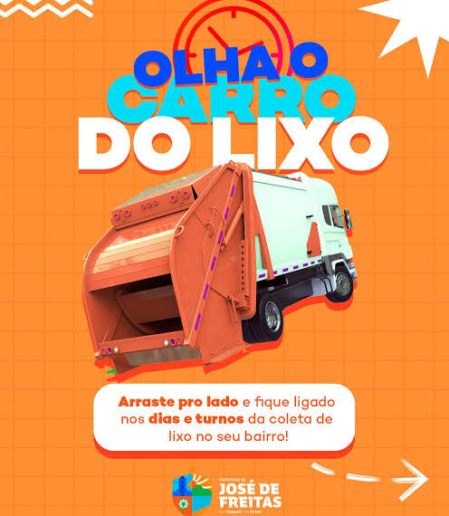Prefeitura de José de Freitas define novo calendário de coleta de lixo