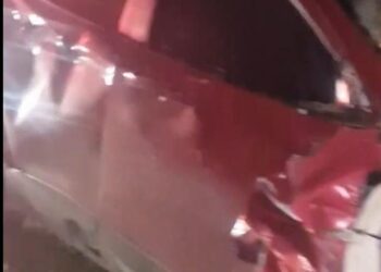Acidente envolvendo animal deixar veículo destruído na PI-113 em José de Freitas
