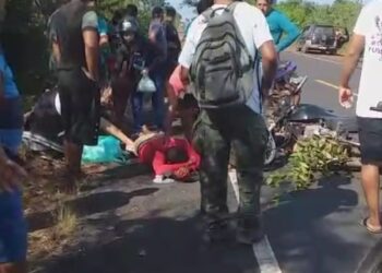 Grave acidente envolvendo duas motocicletas na PI-113 em José de Freitas-PI